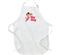Big Boy Burger Retro Restaurant Logo Poster Apron