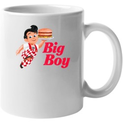 Big Boy Burger Retro Restaurant Logo Poster Mug