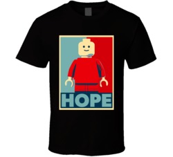 Original Lego Man Hope Poster T Shirt