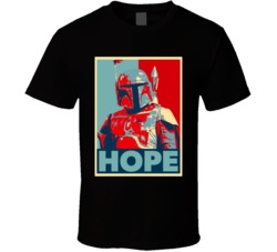 Boba Fett Hope Poster T Shirt