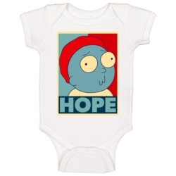 Morty Rick And Morty Cartoon Hope Poster Baby One Piece