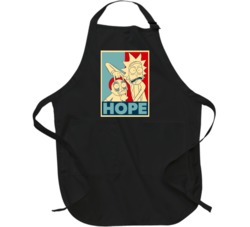 Rick And Morty Eyes Cartoon Hope Poster Style Apron