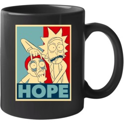 Rick And Morty Eyes Cartoon Hope Poster Style Mug