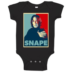 Severus Snape Harry Potter Hope Poster Baby One Piece