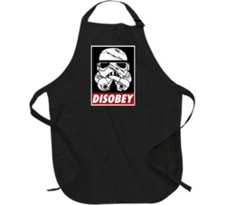 Storm Trooper Disobey Starwars Movie Apron