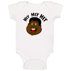 Fat Albert Hey Hey Hey Vintage Cartoon Baby One Piece