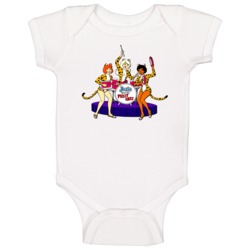 Josie And The Pussy Cats Vintage Cartoon Baby One Piece