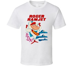 Roger Ramjet Vintage Cartoon T Shirt