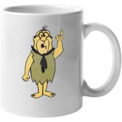 Mr Slate Flintstone Vintage Cartoon Grunge Worn Look Mug