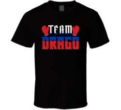 Team Drago Boxing Russian Boxer Rocky Movie Character Fan T Shirt