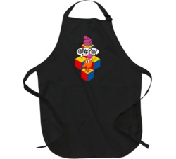 Q Bert Retro Cartoon Apron