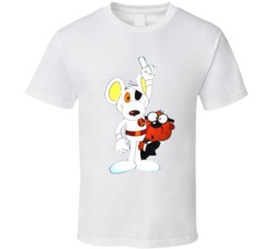 Danger Mouse Retro Distressed Look Cartoon T Shirt