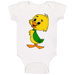 Hanna Barbera Yakky Doodle Retro Cartoon Baby One Piece