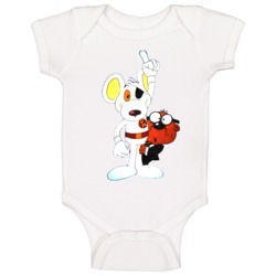Danger Mouse Retro Distressed Look Cartoon Baby One Piece