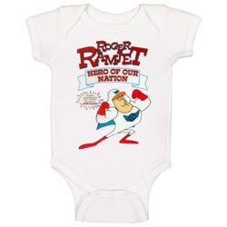 Roger Ramjet Retro Cartoon Baby One Piece
