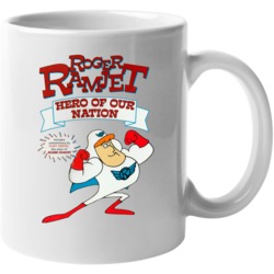 Roger Ramjet Retro Cartoon Mug