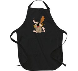 Captain Caveman Retro Cartoon Character Apron