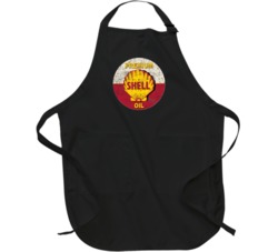 Premium Shell Oil Vintage Worn Look Logo Apron