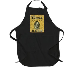 Coors Golden Beer Vintage Worn Look Apron
