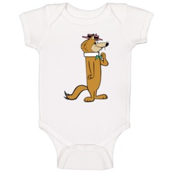 Hokey Wolf Cartoon Character Baby One Piece