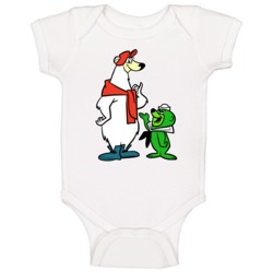 Breezly & Sneezly Retro Cartoon Character Baby One Piece