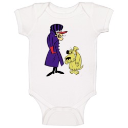 Dastardly & Muttley Retro Cartoon Character Baby One Piece