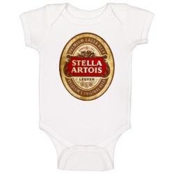 Stella Artois Belgium's Beer Baby One Piece