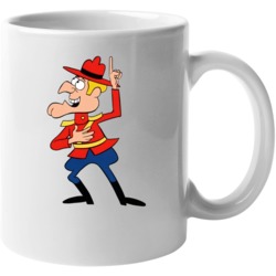 Dudley Do-right Cartoon Retro Cartoon Character Mug