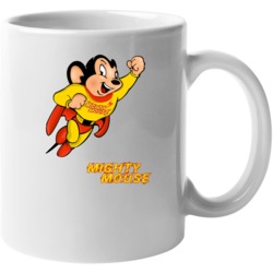Mighty House Retro Cartoon Character Mug