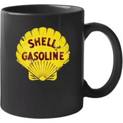 Shell Gasoline Distressed Worn Mug
