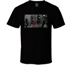 Girl Red Coat Schindler's List 1993 T Shirt