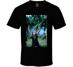 The Death Of Sgt Elias In A Crucifixion Pose In Platoon 1986 T Shirt