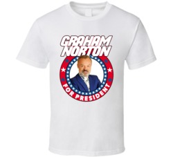 Graham Norton For President Talk Show Host Celeb Fan Election T Shirt