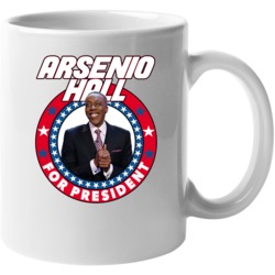 Arsenio Hall For President Talk Show Host Celeb Fan Election Mug