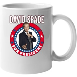 David Spade For President Talk Show Host Celeb Fan Election Mug
