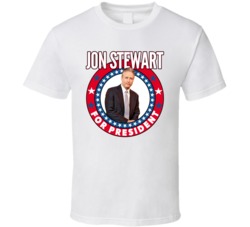 Jon Stewart For President Talk Show Host Celeb Fan Election T Shirt