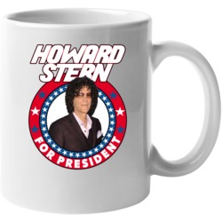 Howard Stern For President Talk Show Host Celeb Fan Election Mug