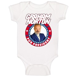 Graham Norton For President Talk Show Host Celeb Fan Election Baby One
