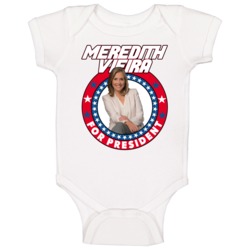 Meredith Vieira For President Talk Show Host Celeb Fan Election Baby O