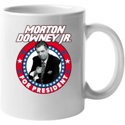 Morton Downey Jr For President Talk Show Host Celeb Fan Election Mug