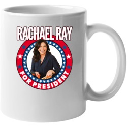 Rachael Ray For President Talk Show Host Celeb Fan Election Mug