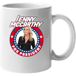 Jenny Mccarthy For President Talk Show Host Celeb Fan Election Mug