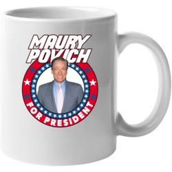 Maury Povich For President Talk Show Host Celeb Fan Election Mug