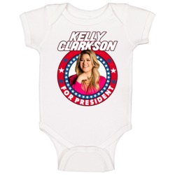 Kelly Clarkson For President Talk Show Host Celeb Fan Election Baby On
