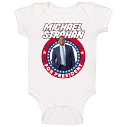 Michael Strahan For President Talk Show Host Celeb Fan Election Baby O