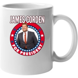 James Corden For President Talk Show Host Celeb Fan Election Mug