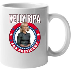 Kelly Ripa For President Talk Show Host Celeb Fan Election Mug