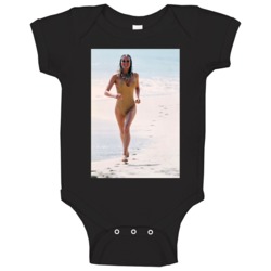 Bo Derek's Slow-motion Beach Jog 10 1979 Baby One Piece