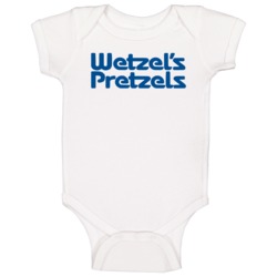 Wetzel's Pretzels Logo Food Snack Baby One Piece