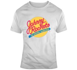 Johnny Rockets The Original Hamburger Food Restaurant Foodie T Shirt
